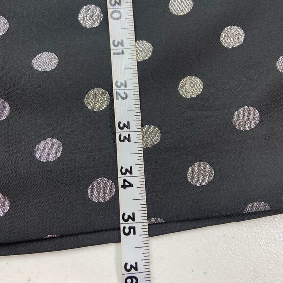 J. Crew Silver Polka Dot Bubble Skirt Dress Womens 2 Metallic Classy Chic Preppy - Picture 12 of 14